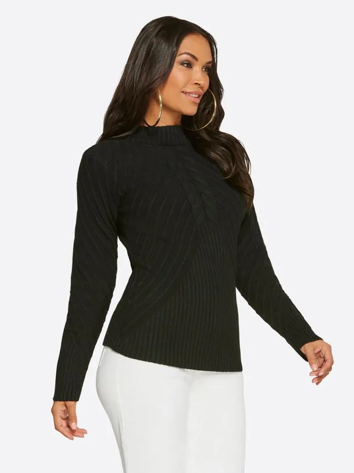 Tops Clothing Jessica Simpson Adena Sweater In Black