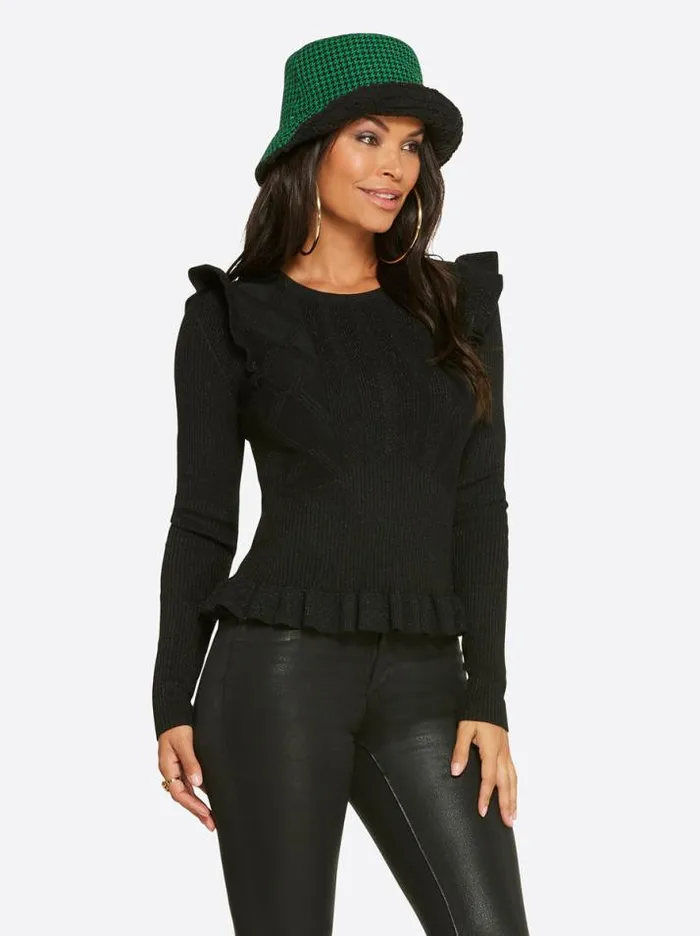 Tops Clothing Jessica Simpson Skye Sweater In Black