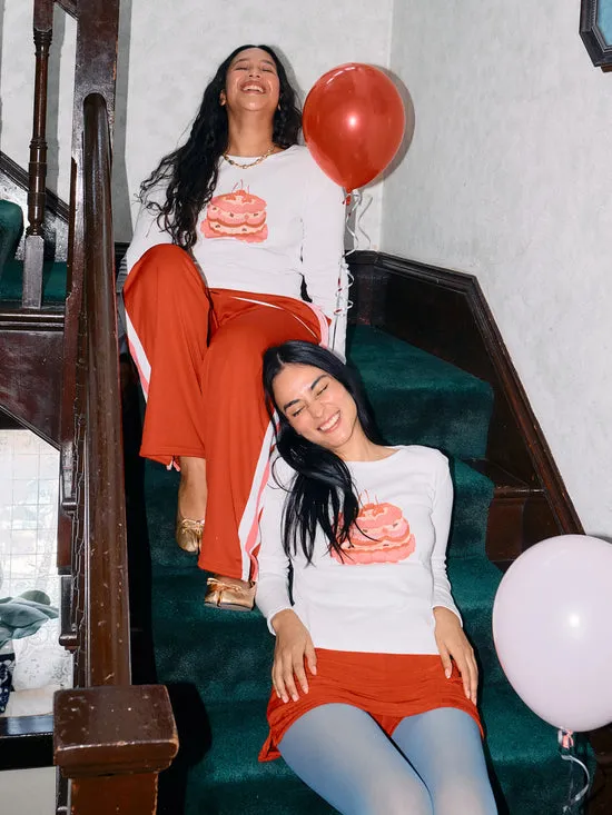 Tops Dana Long Sleeve Tee Cake Lisa Says Gah Women