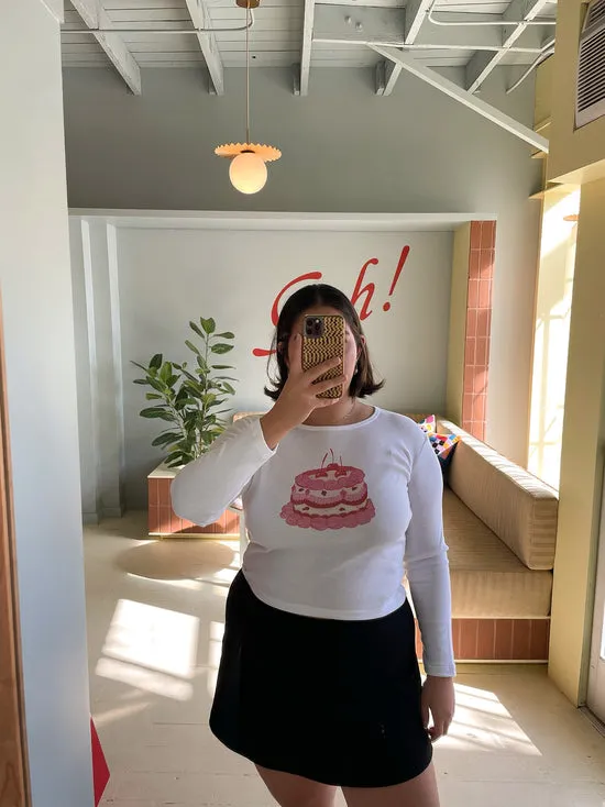 Tops Dana Long Sleeve Tee Cake Lisa Says Gah Women