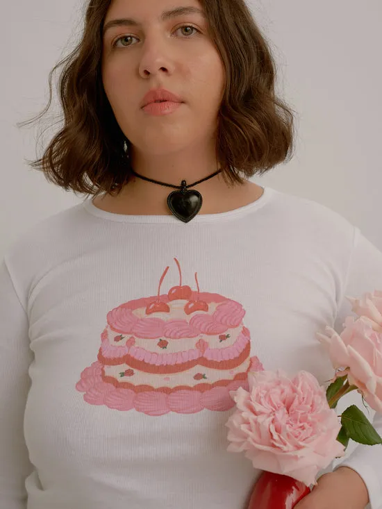 Tops Dana Long Sleeve Tee Cake Lisa Says Gah Women