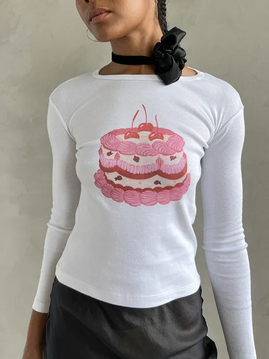 Tops Dana Long Sleeve Tee Cake Lisa Says Gah Women