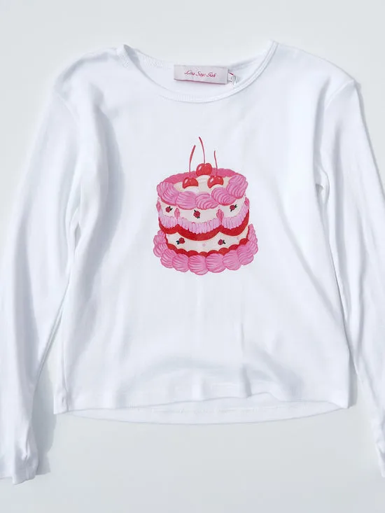 Tops Dana Long Sleeve Tee Cake Lisa Says Gah Women