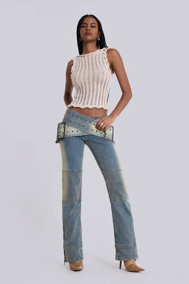 Tops Jaded London Women Shop Assassin Light Denim Jeans