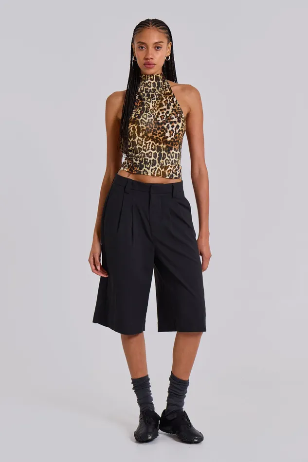 Tops Jaded London Women Shop Leopard Zene Backless Top