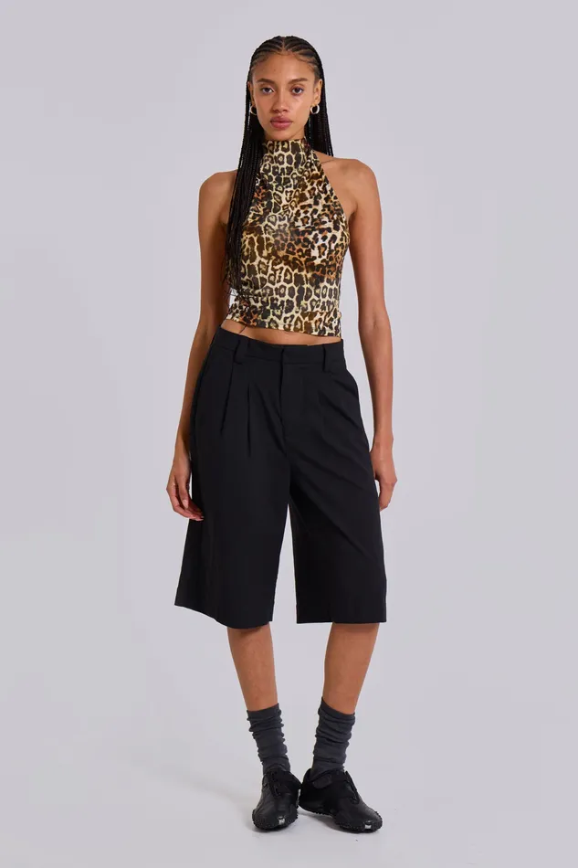 Tops Jaded London Women Shop Leopard Zene Backless Top