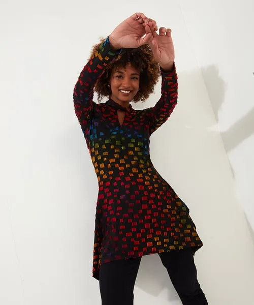Tops Tunics and Blouses Apparel Shine Bright Tunic Black Joebrowns