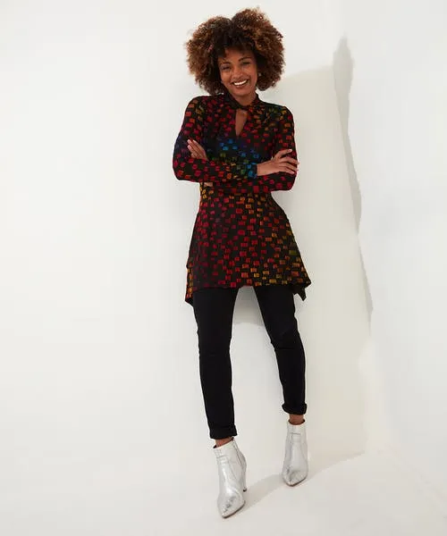Tops Tunics and Blouses Apparel Shine Bright Tunic Black Joebrowns Tops Tunics and Blouses Apparel Shine Bright Tunic Black Joebrowns