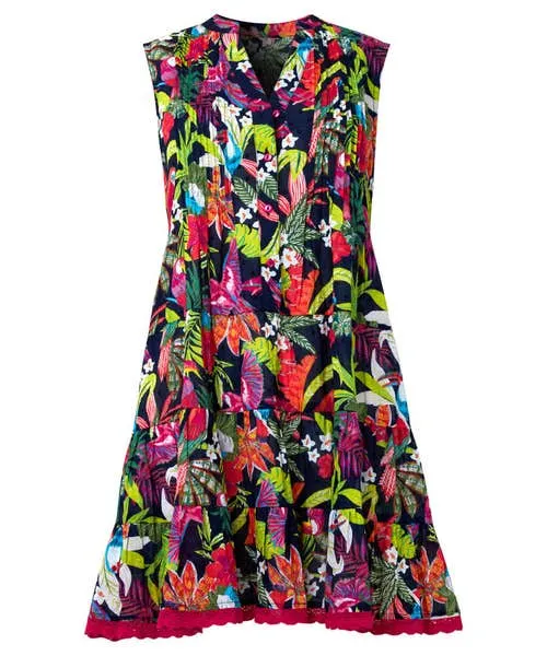Tops Tunics and Blouses Joebrowns Apparel Truly Tropical Cotton Tunic Multi Tops Tunics and Blouses Joebrowns Apparel Truly Tropical Cotton Tunic Multi