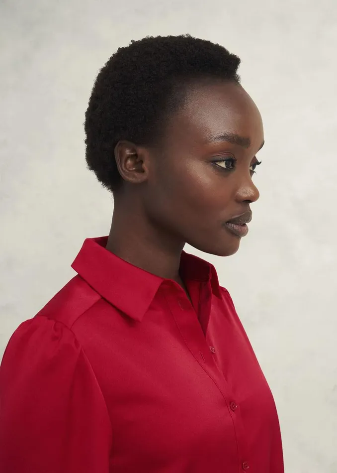 Tops Women HOBBS Ruby Blouse Red