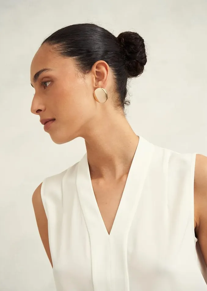 Tops Women HOBBS Shelley Blouse Ivory