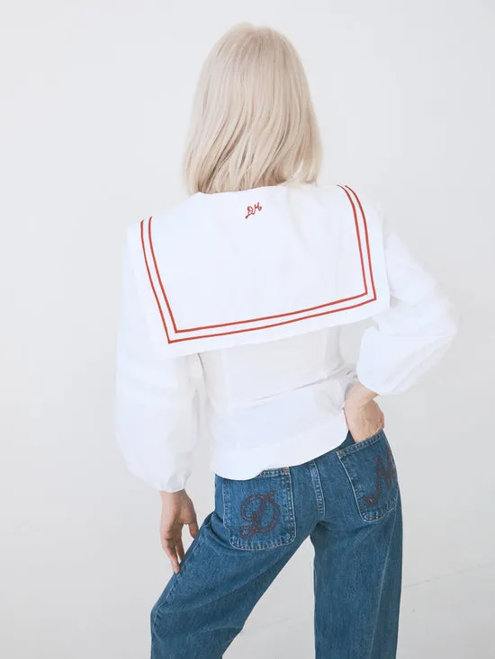 Tops Women Lisa Says Gah Elise Blouse White