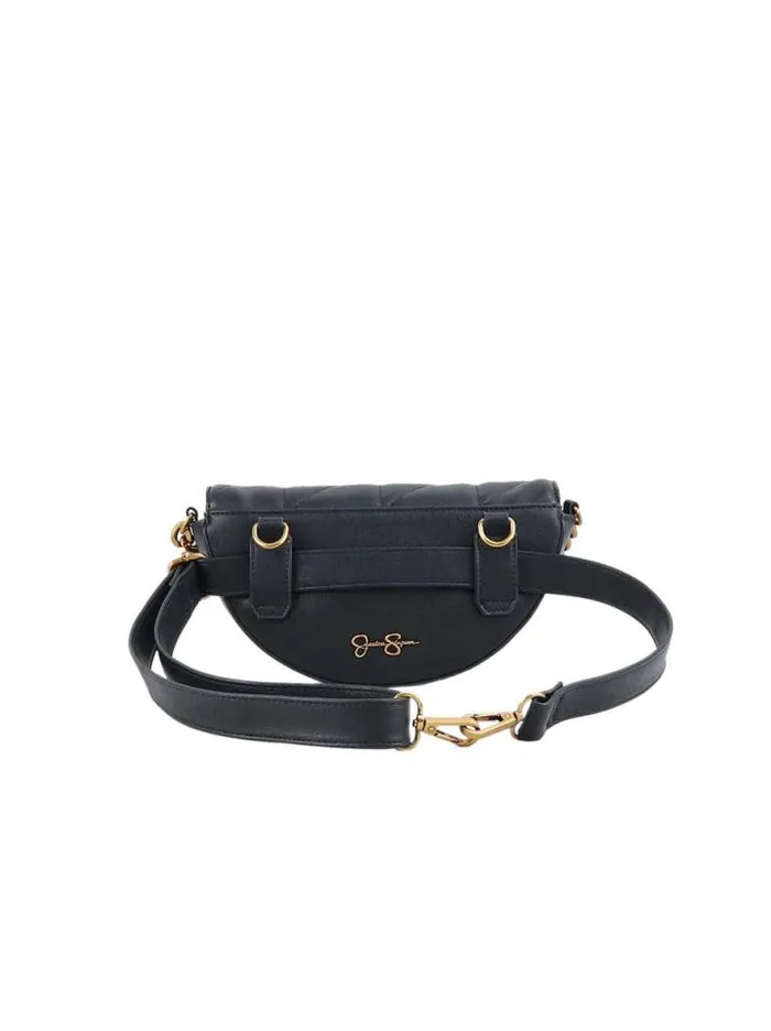 Tote Bags Jessica Simpson Lexi Belt Bag In Meteorite and Brass
