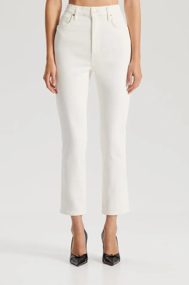 Trousers HIGH RISE STRAIGHT CROP JEAN NATURAL115 8211 Scanlan Theodore Women