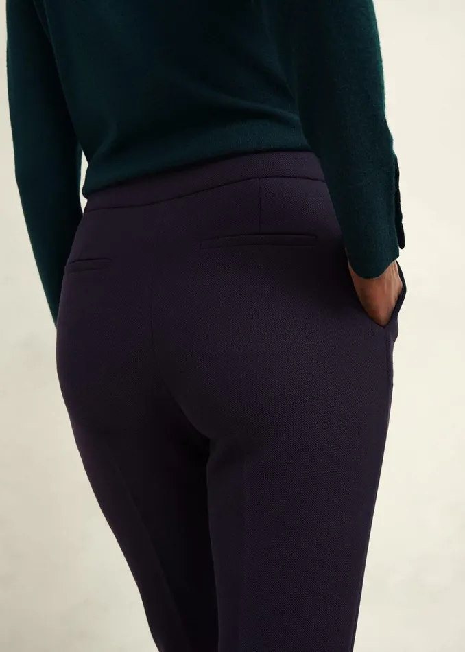 Trousers Women HOBBS Aly Slim Trousers Navy