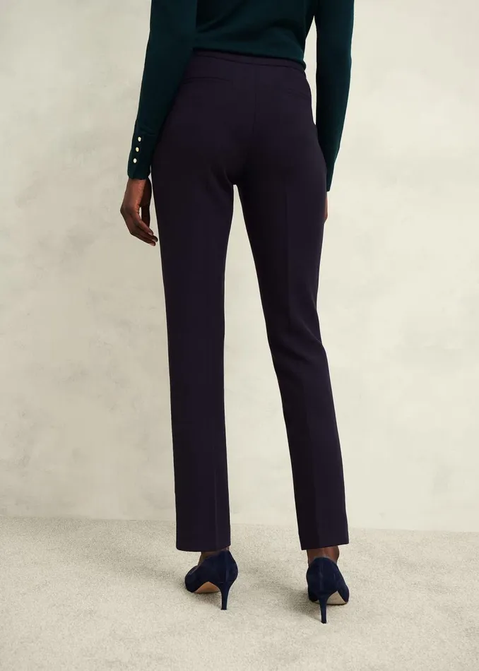 Trousers Women HOBBS Aly Slim Trousers Navy