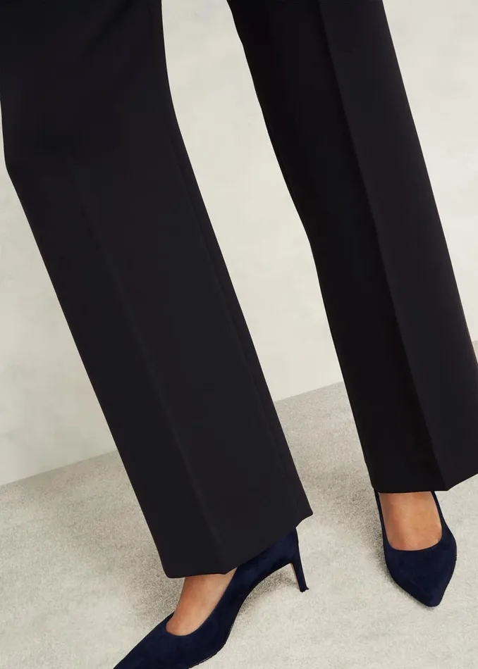 Trousers Women HOBBS Mel Wide Trouser Navy