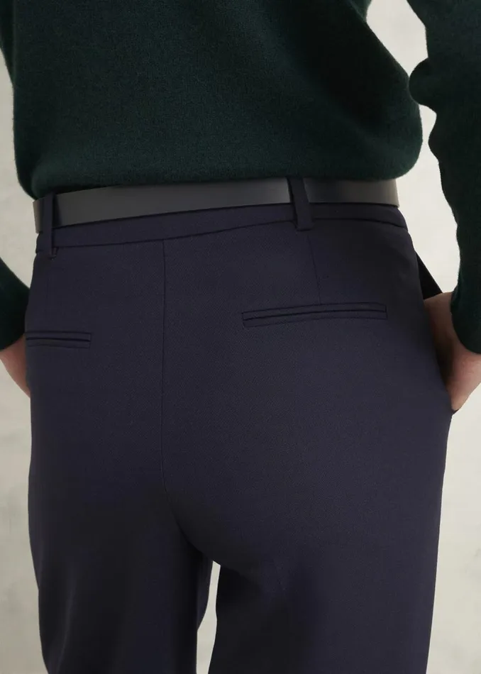 Trousers Women HOBBS Petite Gerrie Trousers Navy