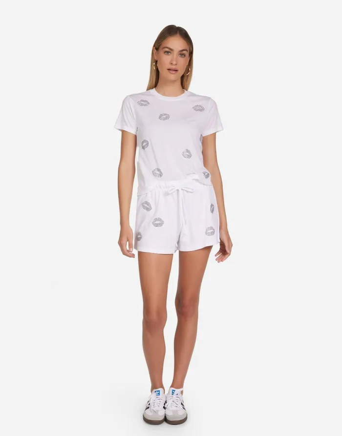 Ursula Stud Kisses White Women039s Lauren Moshi Short Sleeve