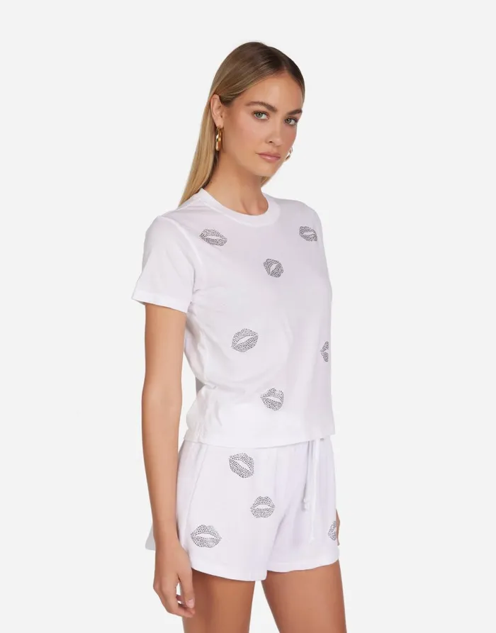 Ursula Stud Kisses White Women039s Lauren Moshi Short Sleeve