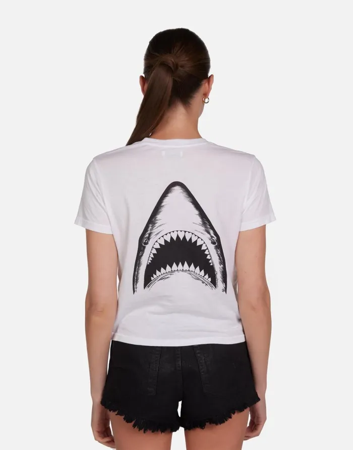 Ursula Tropical Shark White Women039s Lauren Moshi Short Sleeve