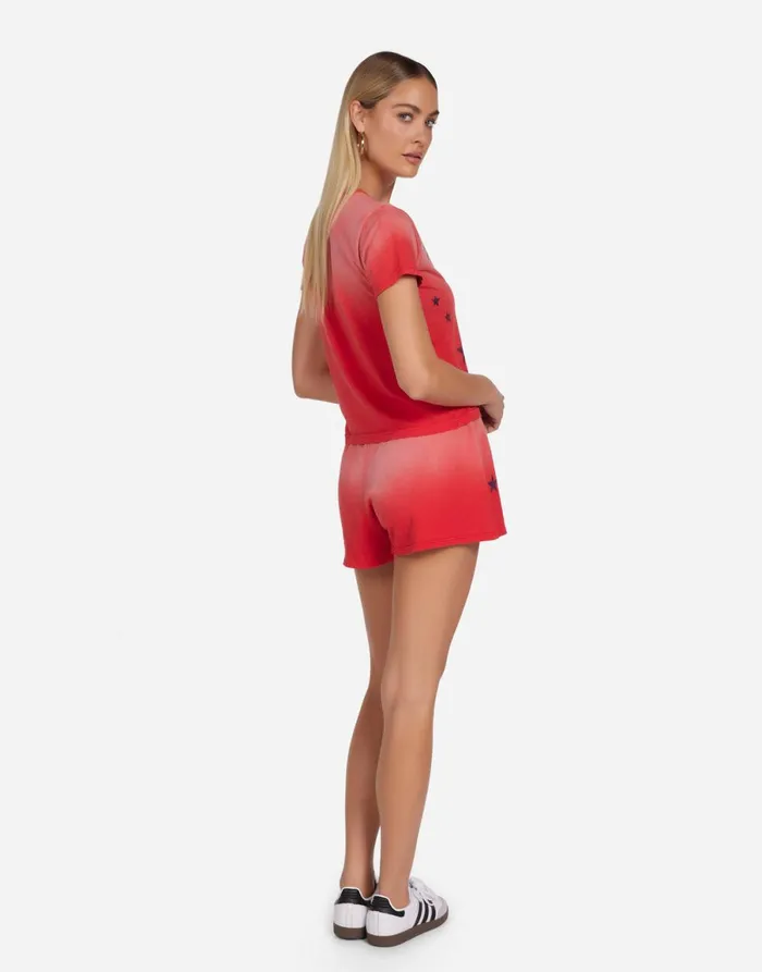 Ursula Vintage Stars Brick Ombre Women039s Lauren Moshi Short Sleeve