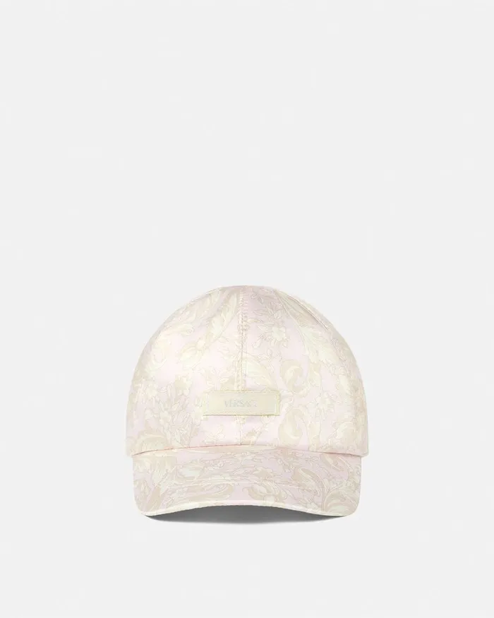 Versace Bags and Accessories Kids Barocco Baseball Cap White