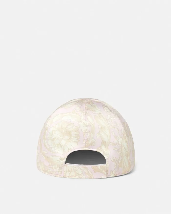 Versace Bags and Accessories Kids Barocco Baseball Cap White