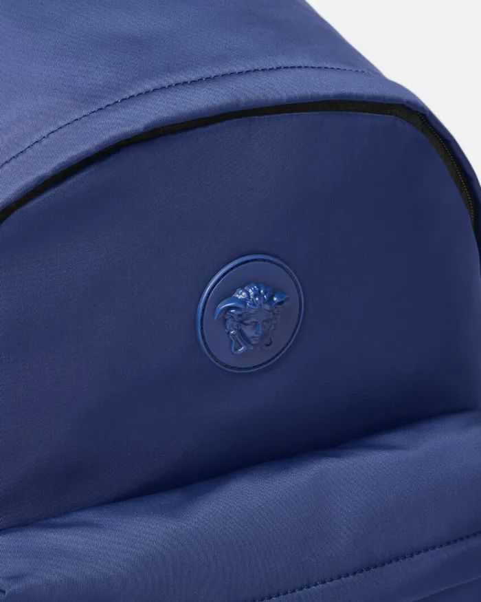 Versace Bags and Accessories Kids Medusa Backpack Blue