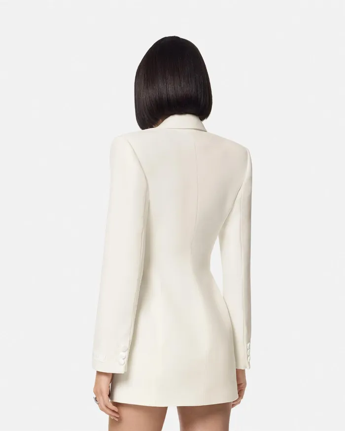Versace Blazer and Jackets Women Tuxedo Hourglass Blazer White