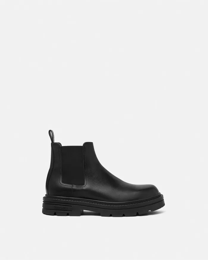 Versace Boots Men Adriano Chelsea Boots Black