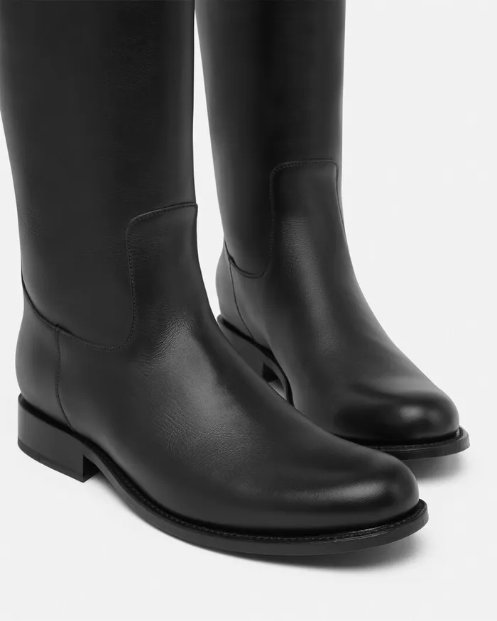 Versace Boots Women Medusa 03995 KneeHigh Boots Blackgold