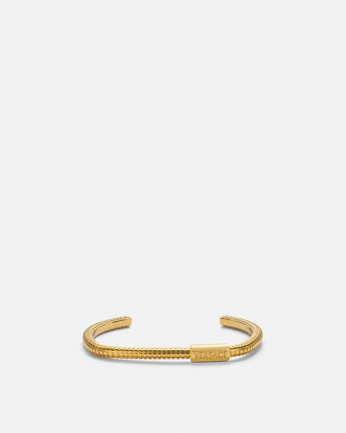 Versace Bracelets MenWomen Dylos Cuff Bracelet Light Gold