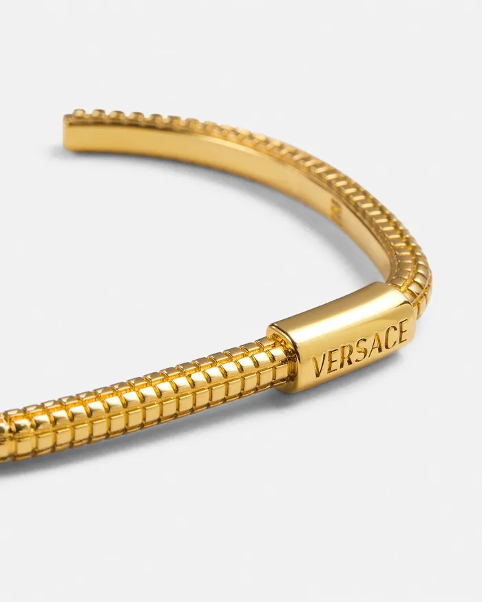 Versace Bracelets MenWomen Dylos Cuff Bracelet Light Gold
