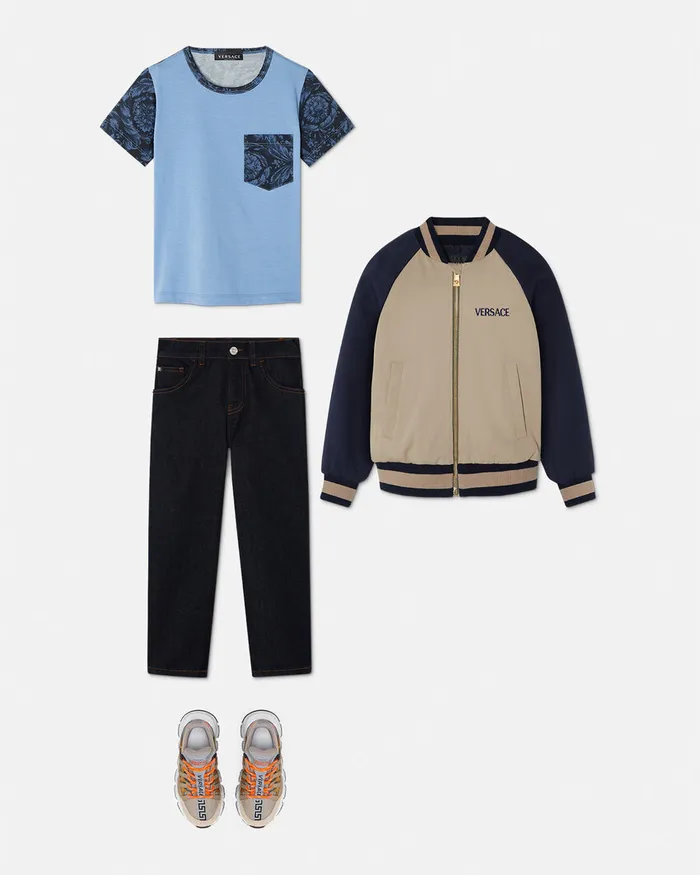 Versace Denim Kids Jeans Blue