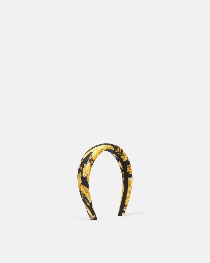 Versace Hair Accessories Women Barocco Headband Blackprint