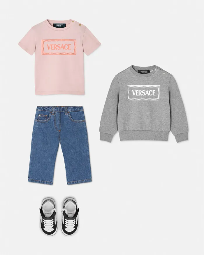 Versace Knitwear and Sweatshirts Kids 90s Vintage Logo Baby Sweatshirt 2em40