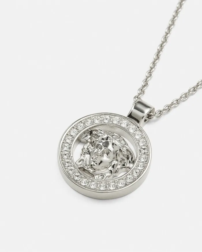Versace Necklaces Women Medusa 03995 Pendant Necklace Silver
