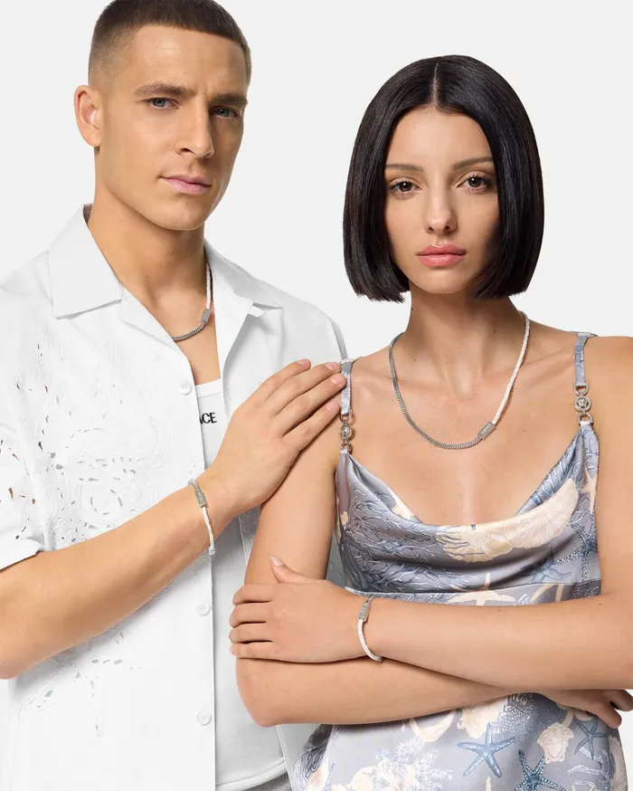 Versace Necklaces WomenMen Necklace Silver
