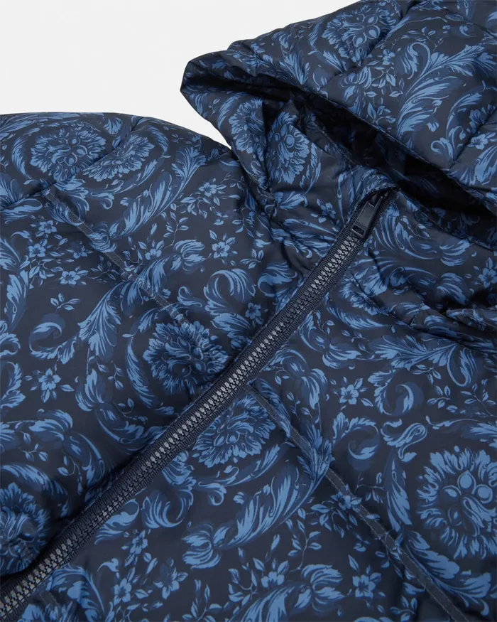 Versace Outerwear Kids Barocco Puffer Jacket Blueprint