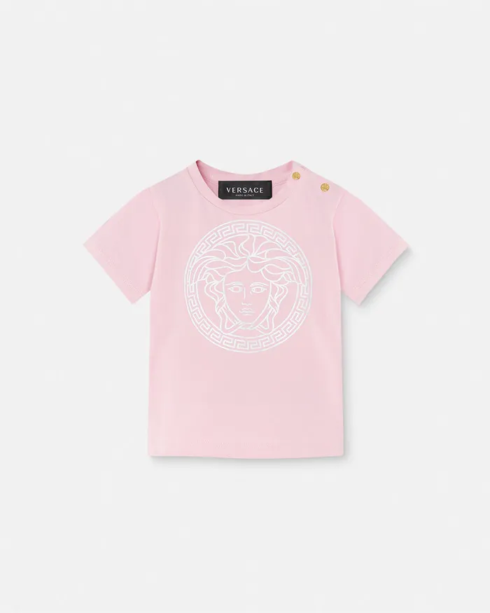 Versace Shirts and Tshirts Kids Medusa Baby TShirt Pink