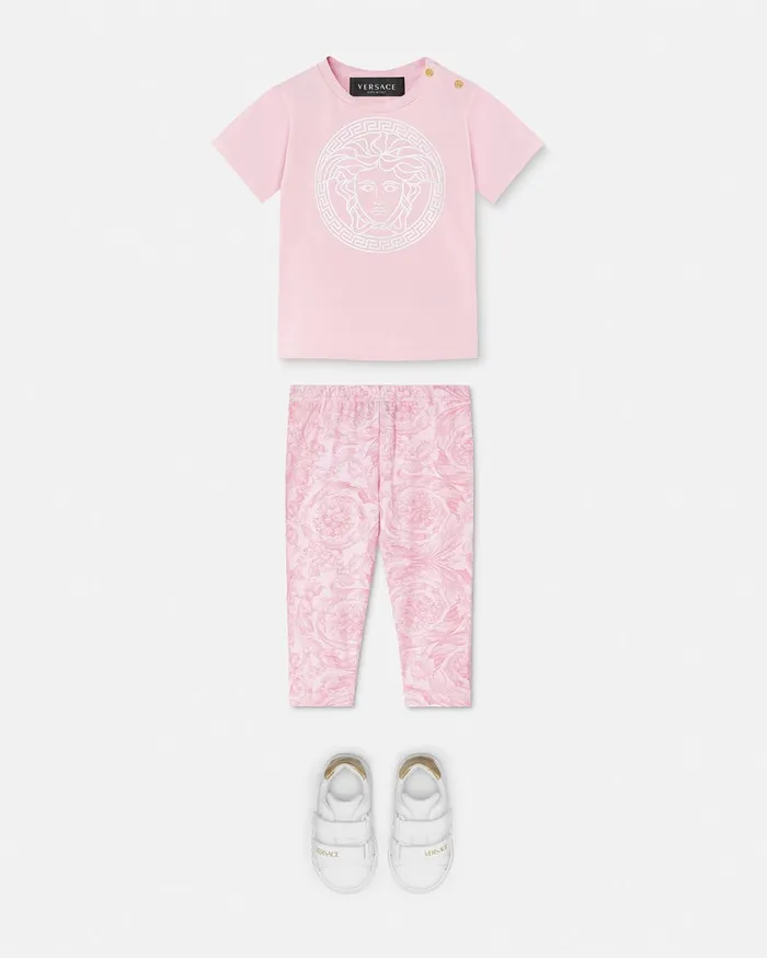 Versace Shirts and Tshirts Kids Medusa Baby TShirt Pink