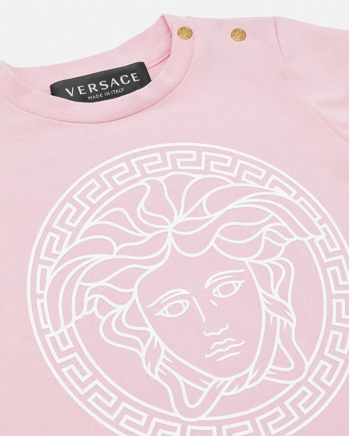 Versace Shirts and Tshirts Kids Medusa Baby TShirt Pink