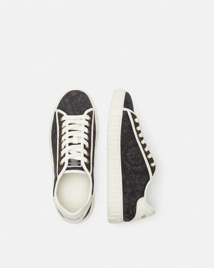 Versace Sneakers Men Barocco Greca Sneakers Blackprint