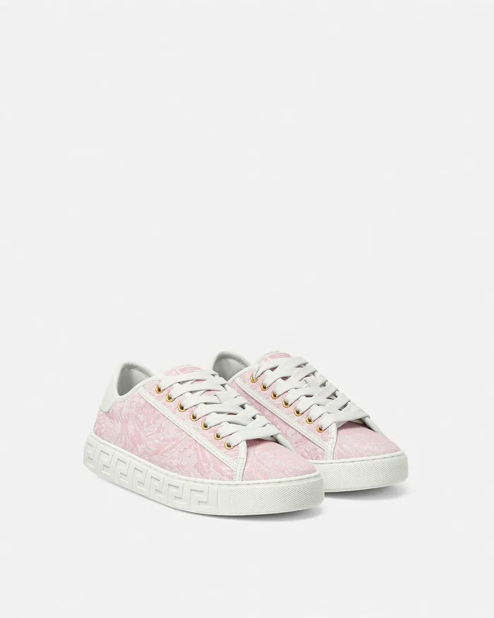 Versace Sneakers Women Barocco Greca Sneakers Pinkprint