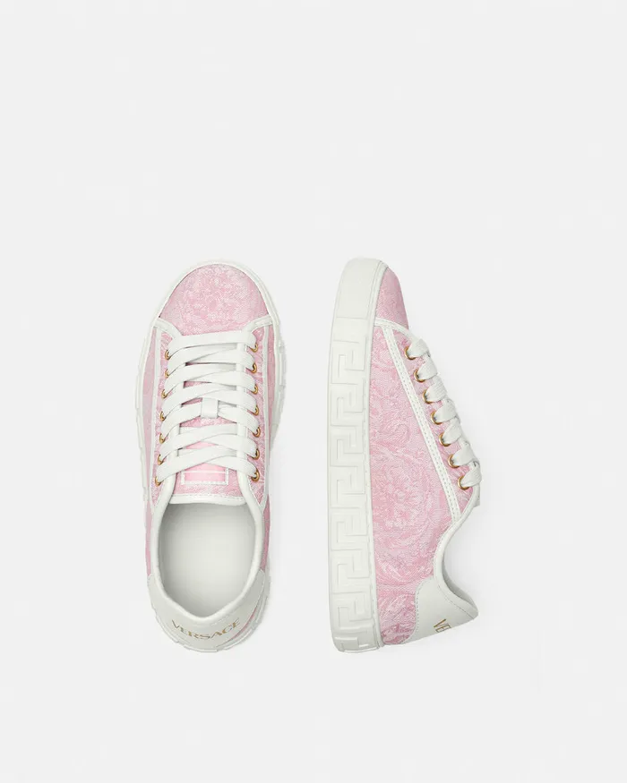 Versace Sneakers Women Barocco Greca Sneakers Pinkprint