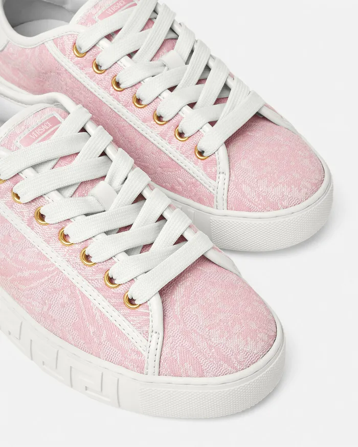 Versace Sneakers Women Barocco Greca Sneakers Pinkprint
