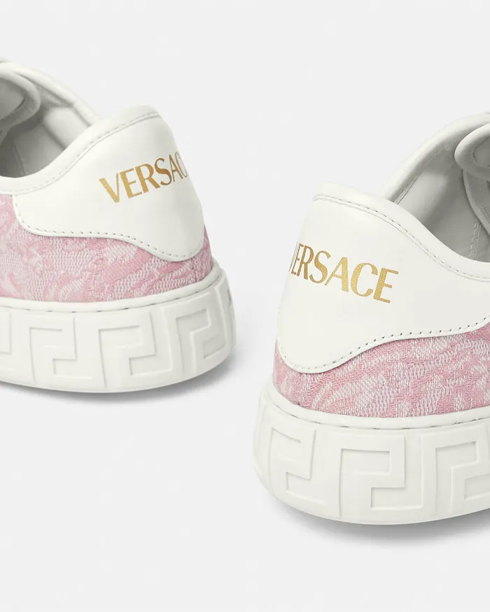 Versace Sneakers Women Barocco Greca Sneakers Pinkprint