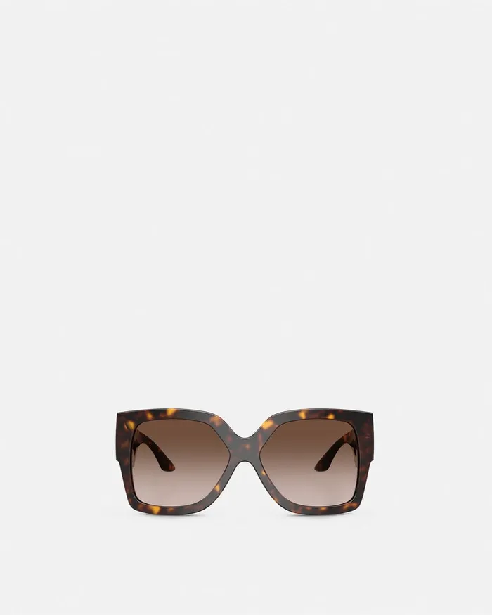 Versace Sunglasses Women Greca Sunglasses Blackgold