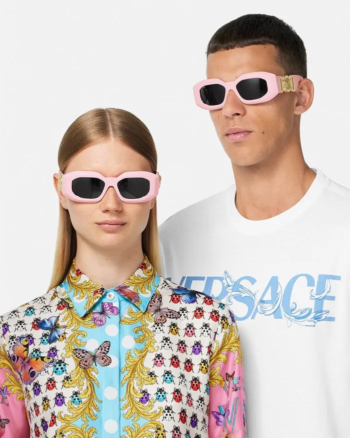 Versace Sunglasses WomenMen Maxi Medusa Biggie Sunglasses Pink